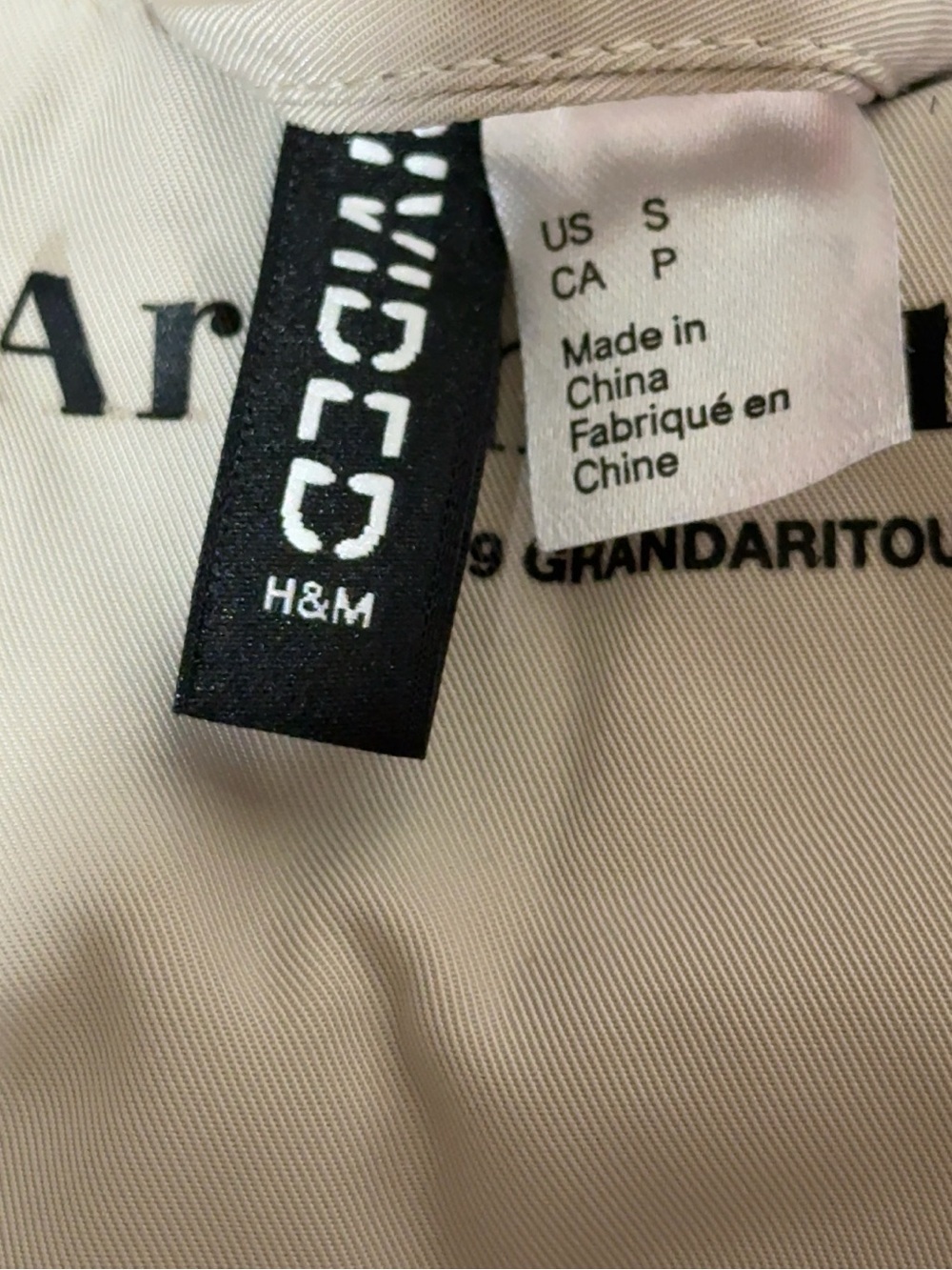 Ariana Grande x H&M Thank U Next 2019 Bomber Jacket Cream Size S - Picture 11 of 16